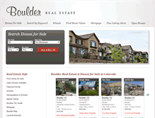 Tablet Screenshot of boulder-homes-for-sale.com